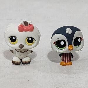 LPS‎ LITTLEST PET SHOP bundle lot of #1494 Penguin OWL 369